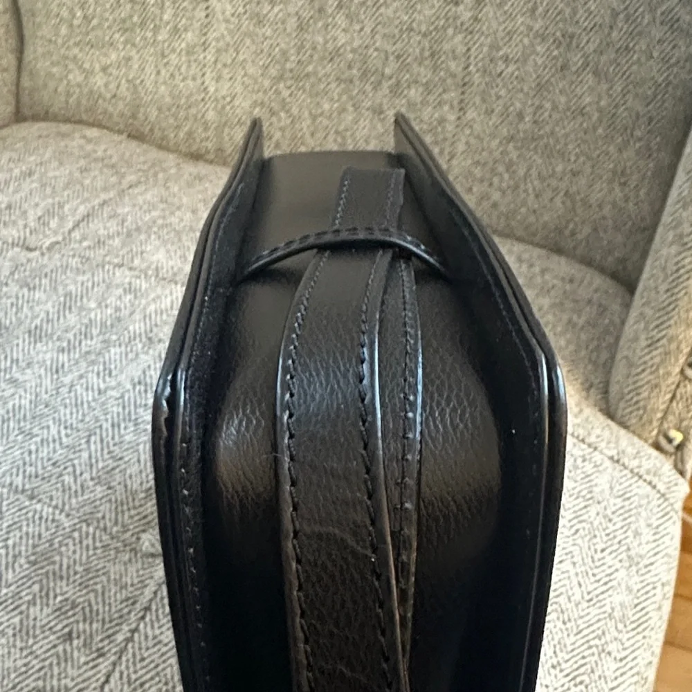 Dunhill Black Leather Clutch Wristlet